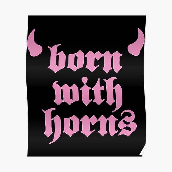 Machine Gun Kelly - MGK - Born with horns Poster RB1912 product Offical mgk Merch