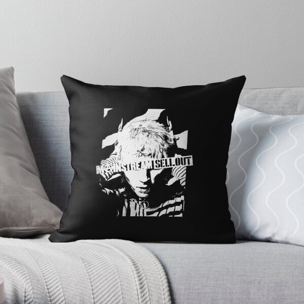 Ghostly Greetings MACHINE,MACHINE pad MACHINE,simple MACHINE,funny MACHINE,stuff MACHINE,rock MACHINE,trending MACHINE,sale MACHIN Essential Throw Pillow RB1912 product Offical mgk Merch