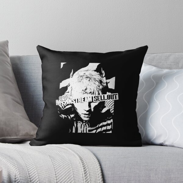 Ghostly Greetings MACHINE,MACHINE pad MACHINE,simple MACHINE,funny MACHINE,stuff MACHINE,rock MACHINE,trending MACHINE,sale MACHIN Essential Throw Pillow RB1912 product Offical mgk Merch