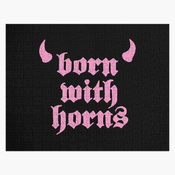 Machine Gun Kelly - MGK - Born with horns Jigsaw Puzzle RB1912 product Offical mgk Merch